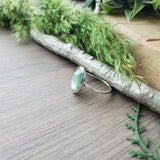 Moss Kyanite Ring