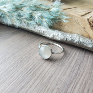Grey Moonstone Ring