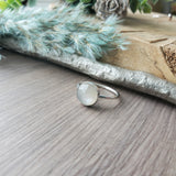 Grey Moonstone Ring