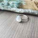 Grey Moonstone Ring