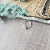 Grey Moonstone Ring