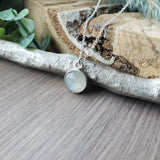 Grey Moonston Necklace