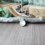 Grey Moonston Necklace