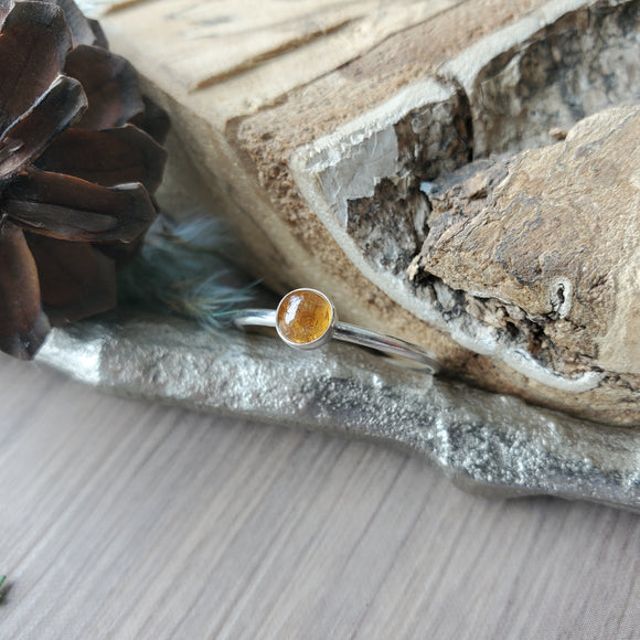 Yellow Garnet Ring