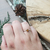 Yellow Garnet Ring