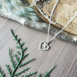 Snake Heart Necklace