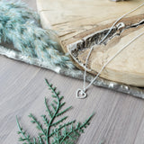 Snake Heart Necklace