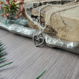 Snake Heart Necklace