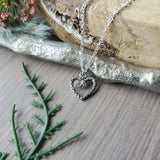 Snake Heart Necklace