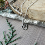 Snake Heart Necklace