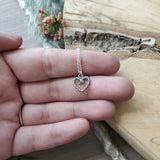 Snake Heart Necklace