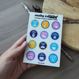Adulting Badges - Sticker Sheet