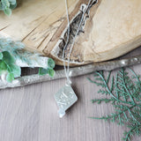 Under the Sea Necklace, Teal Agate