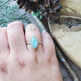 Aquamarine Ring, Marquise