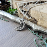 Floral Moon Necklace