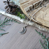 Floral Moon Necklace