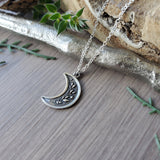 Floral Moon Necklace