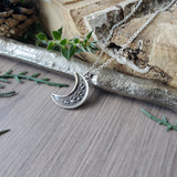 Floral Moon Necklace