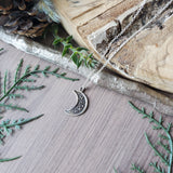 Floral Moon Necklace