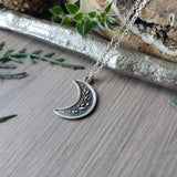 Floral Moon Necklace