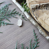 Moss Kyanite Necklace, Teal