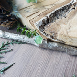 Moss Kyanite Ring, Hexagon, Green