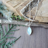 Aquamarine Necklace, Marquise