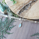 Aquamarine Necklace, Marquise