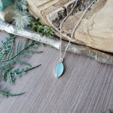 Aquamarine Necklace, Marquise