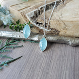 Aquamarine Necklace, Marquise