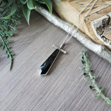 Dagger Necklace, Obsidian