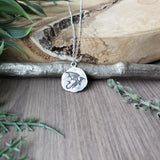 Dragon Necklace, Stamped