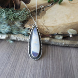 Purple Agate Necklace