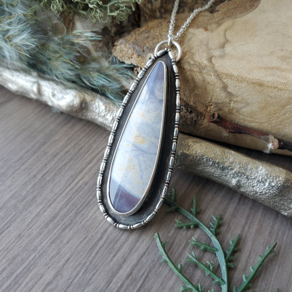 Purple Agate Necklace