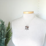 Purple Agate Necklace, Octopus