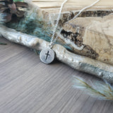 Rustic Cross Necklace
