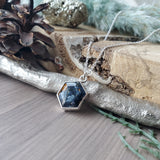 Pietersite Necklace, Hexagon