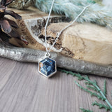Pietersite Necklace, Hexagon