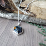 Pietersite Necklace, Hexagon