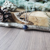 Sapphire Necklace, Oval