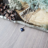 Sapphire Necklace, Oval