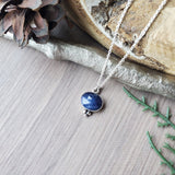Sapphire Necklace, Oval