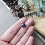 Sapphire Necklace, Oval