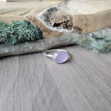 Lilac Ring, Lavender Chalcedony