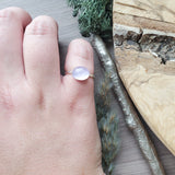 Lilac Ring, Lavender Chalcedony