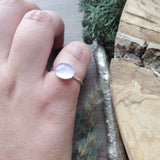 Lilac Ring, Lavender Chalcedony