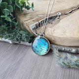 Rainbow Labradorite Necklace, Mountains