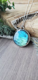 Rainbow Labradorite Necklace, Mountains