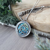 Rainbow Labradorite Necklace, Mountains