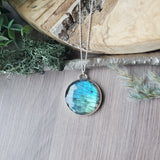 Rainbow Labradorite Necklace, Mountains
